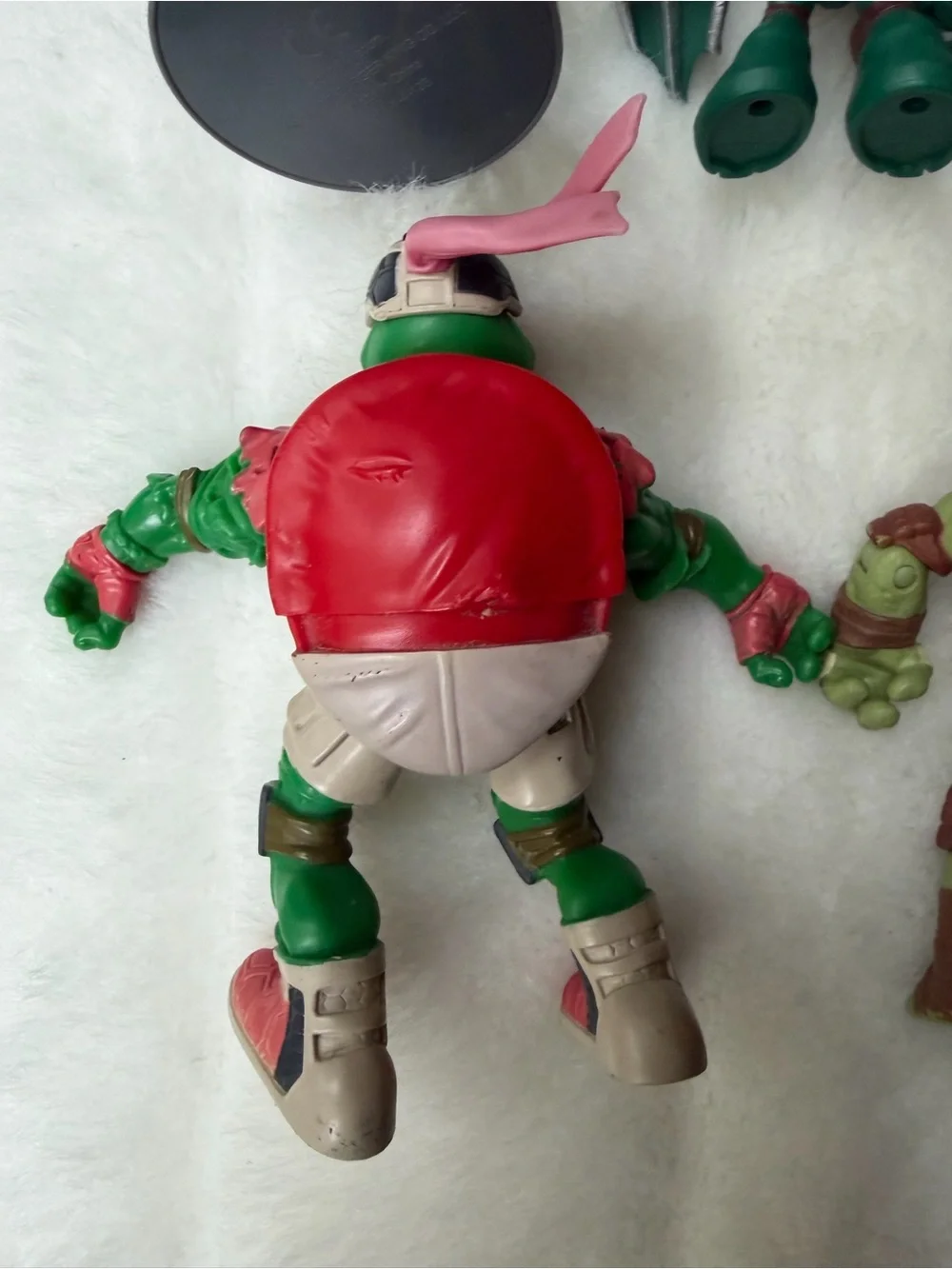 Teenage Mutant Ninja Turtle Lot including Raphael Skateboard 2003
